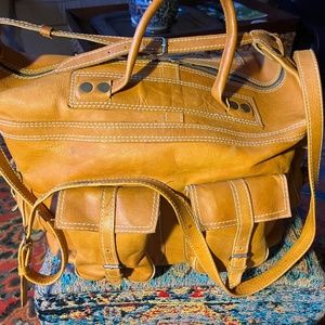 Vintage Leather Duffle